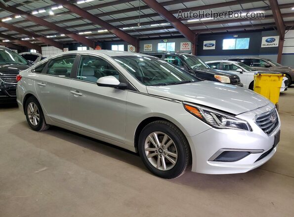 5NPE24AF2GH387190 2016 HYUNDAI SONATA Silver წინა ხედი