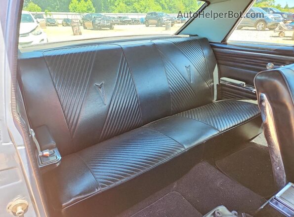237375P356415 1965 PONTIAC GTO Silver Հետևի նստատեղերի տեսք