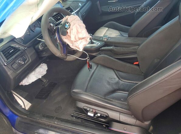 WBS3S7C53KAC09474 2019 BMW M4 Синий Вид панели приборов