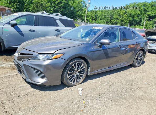 4T1B11HK4KU730874 2019 TOYOTA CAMRY Gray 