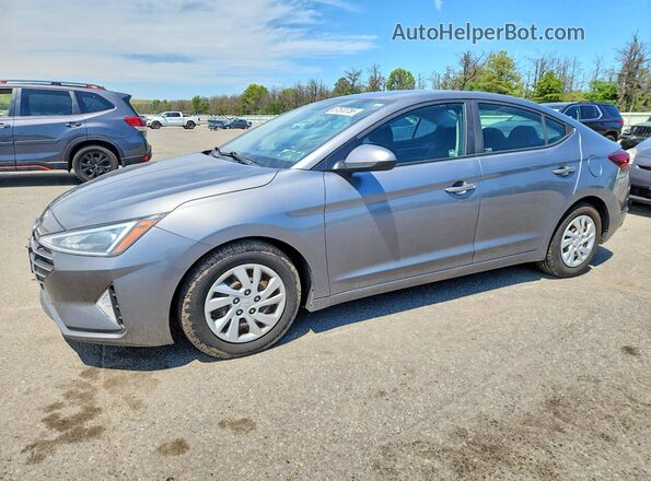 5NPD74LF4KH435338 2019 HYUNDAI ELANTRA Gray 