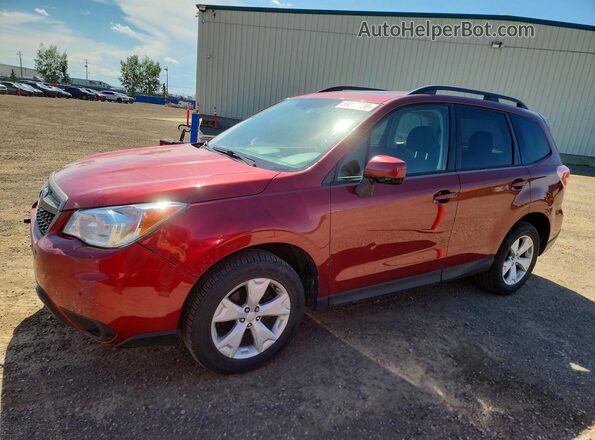 JF2SJCHC7GH446309 2016 SUBARU FORESTER Red Հետևի ձախ