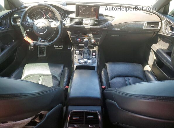 WAUWFAFC7HN034304 2017 AUDI S7 Black Սարքավորումների վահանակի տեսք