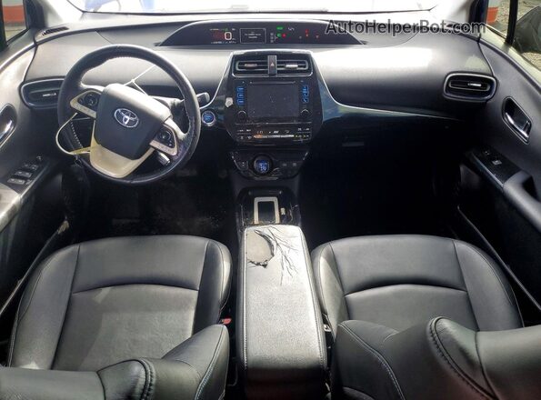JTDKARFU9G3519710 2016 TOYOTA PRIUS Blue Vista del cuadro de instrumentos