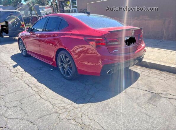 19UUB2F61JA008253 2018 ACURA TLX Красный Передняя правая четверть
