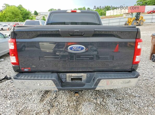 1FTEW1CP4MFA99041 2021 FORD F150 Черный Вид салона спереди