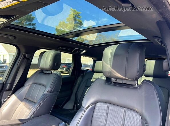 SALWR2SUXMA785034 2021 LAND ROVER RANGE Black Rear seats view