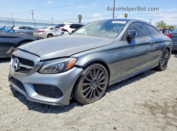 WDDWJ6EB9JF761621 2018 MERCEDES-BENZ C Gray Задня ліва чверть