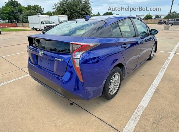 JTDKARFU1G3515263 2016 TOYOTA PRIUS Blue Widok z przodu
