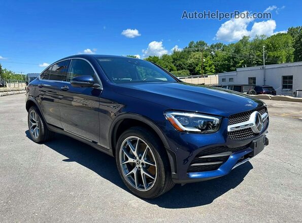 W1N0J8EB6NG025191 2022 MERCEDES-BENZ GLC-CLASS Blue Դիմացի տեսք