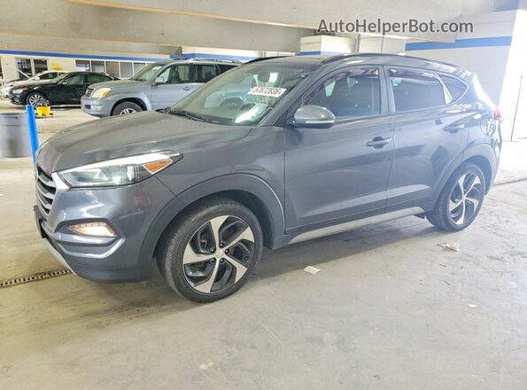 KM8J3CA20JU823336 2018 HYUNDAI TUCSON Gray უკანა მარცხენა