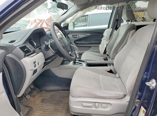 5FNYF5H39GB014133 2016 HONDA PILOT Синий Вид панели приборов