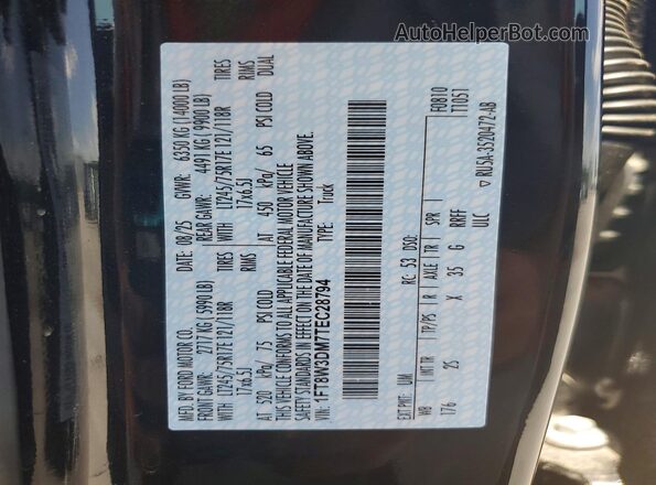 1FT8W3DM7TEC28794 2026 FORD F350 Black 