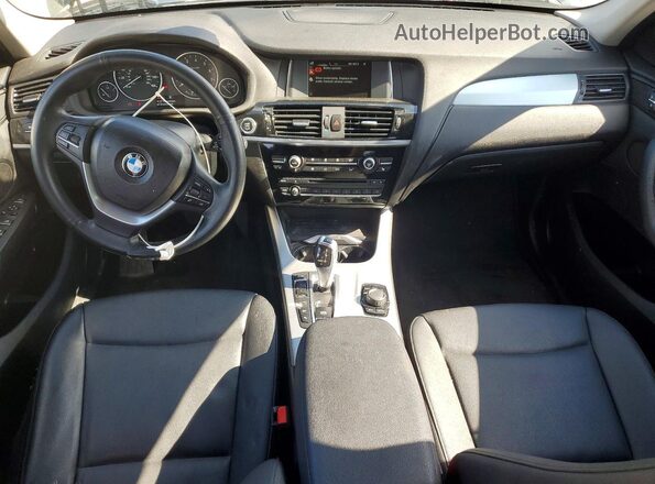 5UXWX9C51H0D99287 2017 BMW X3 Black Widok zestawu wskaźników