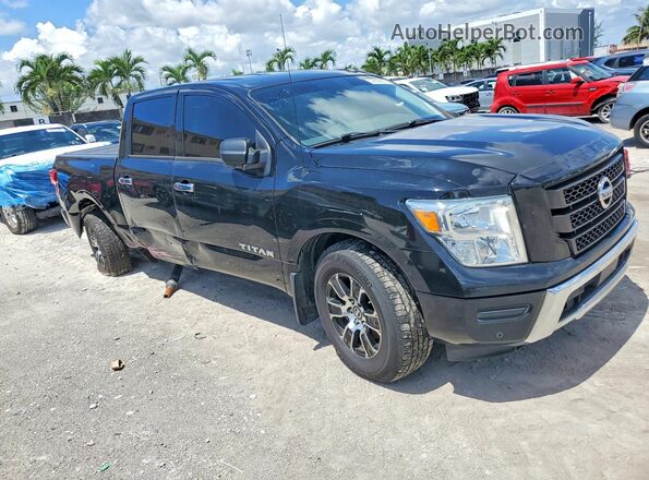 1N6AA1EFXMN526517 2021 NISSAN TITAN Black Widok z przodu