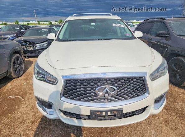 5N1DL0MM6JC502139 2018 INFINITI QX60 Белый Вид сзади
