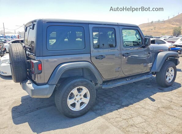1C4HJXDNXJW145348 2018 JEEP WRANGLER Gray 