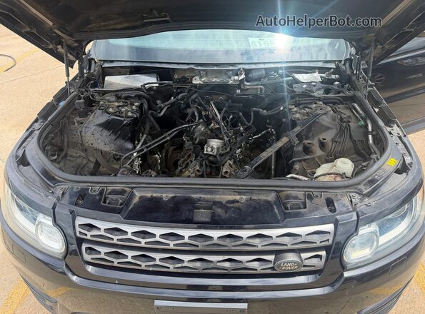 SALWG2PF5GA599924 2016 LAND ROVER RANGE ROVER Black წინა პანელის ხედი