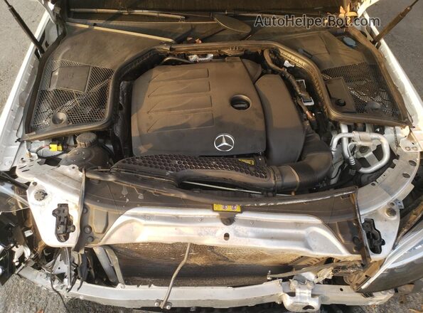 55SWF8DB0KU300790 2019 MERCEDES-BENZ C White Սալոնի հետևի տեսք