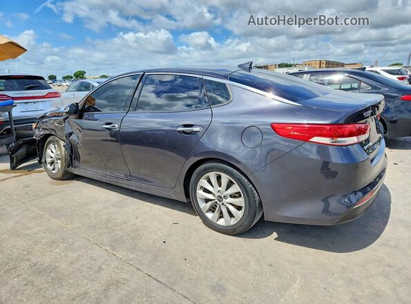 5XXGU4L39JG215893 2018 KIA OPTIMA Charcoal Rear right