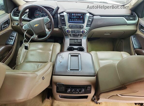 1GNSKBKC6JR179574 2018 CHEVROLET TAHOE White Вид щитка приладів