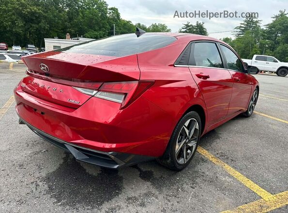 5NPLP4AG3PH103146 2023 HYUNDAI ELANTRA Red Przód prawy
