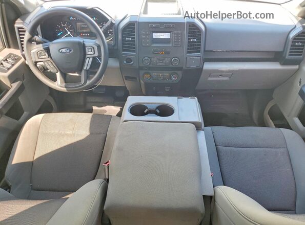 1FTEX1C56JKF06145 2018 FORD F150 Белый Вид щитка приборов