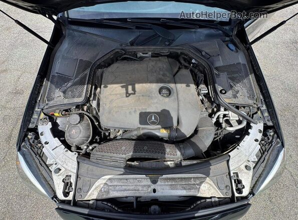 55SWF8EB0KU315837 2019 MERCEDES-BENZ C Черный Вид салона спереди