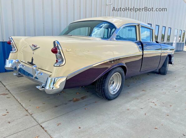 VC56L013996 1956 CHEVROLET BEL Бордовый Вид спереди
