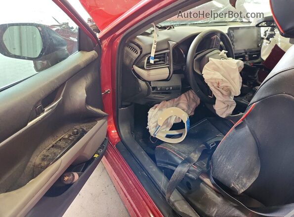 4T1S11AK7NU031432 2022 TOYOTA CAMRY Red Առջևի վահանակի տեսք