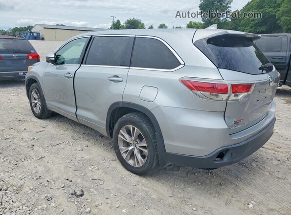 5TDBKRFHXGS307722 2016 TOYOTA HIGHLANDER Silver 