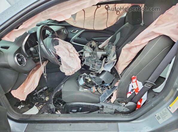 1G1FB1RX3K0159827 2019 CHEVROLET CAMARO Gray 