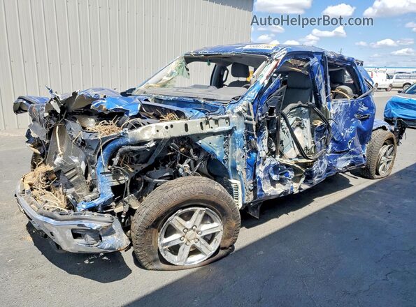 1FTEW3LP4SKE62258 2025 FORD F150 Blue უკანა მარცხენა