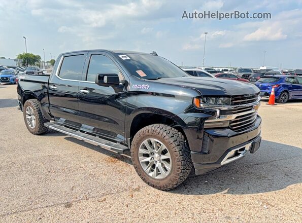 1GCUYHED5MZ345403 2021 CHEVROLET SILVERADO Black Trasero izquierdo