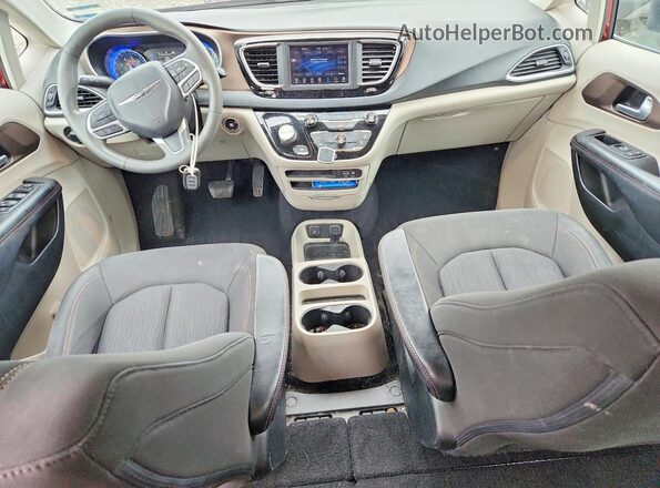 2C4RC1DG9JR130152 2018 CHRYSLER PACIFICA Темно-бордовый Вид щитка приборов