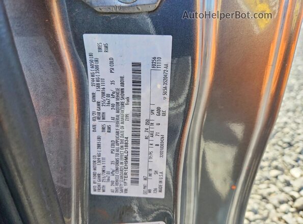 1FTER1EH9MLD18834 2021 FORD RANGER Gray Widok naklejki z numerem VIN