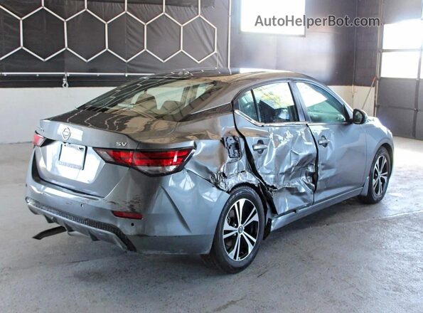 3N1AB8CV9NY248977 2022 NISSAN SENTRA Gray Przód prawy