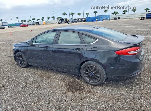 3FA6P0LU6JR137987 2018 FORD FUSION Black Tył prawy
