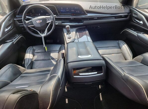 1GYS4PKL2MR230079 2021 CADILLAC ESCALADE Black ხელსაწყოთა პანელის ხედი