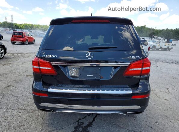 4JGDF6EE4HA758285 2017 MERCEDES-BENZ GLS Black Front interior view