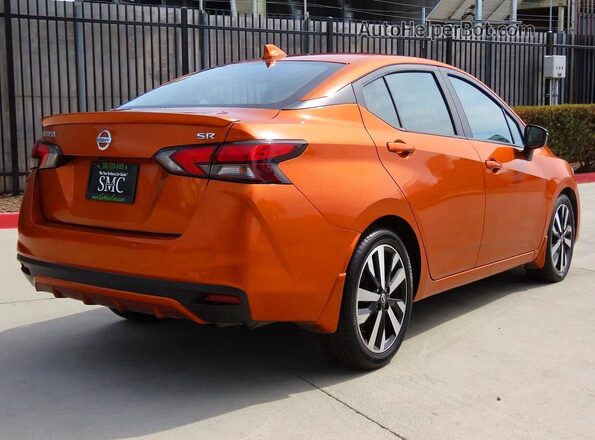 3N1CN8FV4NL852929 2022 NISSAN VERSA Orange Delantero derecho