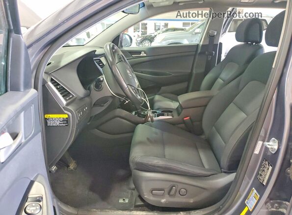 KM8J3CA20JU823336 2018 HYUNDAI TUCSON Gray წინა პანელის ხედი