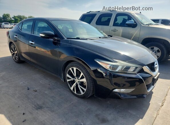 1N4AA6AP8HC376851 2017 NISSAN MAXIMA Black Front view