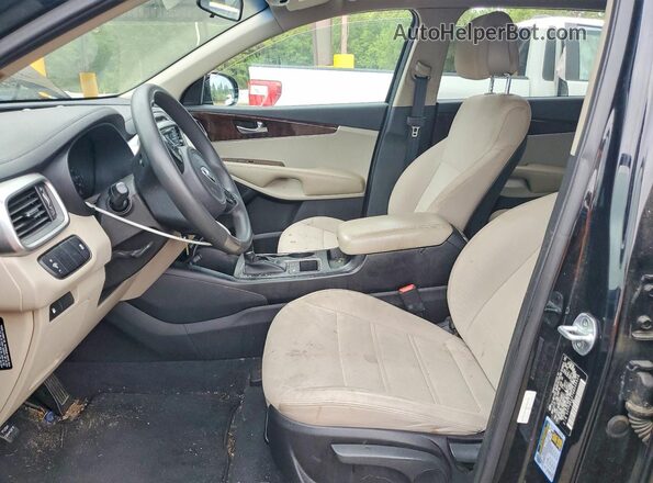 5XYPG4A57GG036624 2016 KIA SORENTO Black Вид панелі приладів