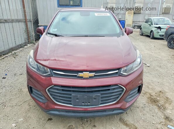 3GNCJKSB0HL234777 2017 CHEVROLET TRAX Burgundy Widok z tyłu
