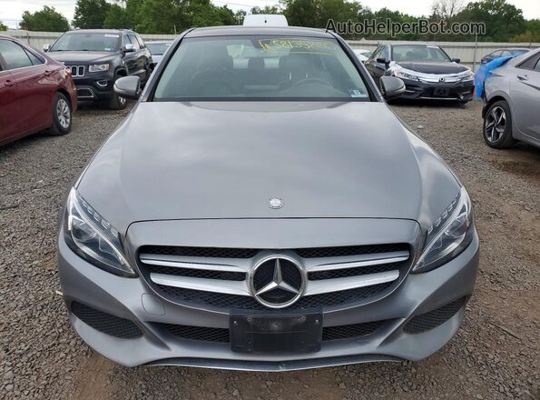 55SWF4KB7GU109502 2016 MERCEDES-BENZ C Серебряный Вид сзади