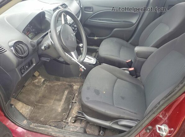 ML32F3FJ1JHF15171 2018 MITSUBISHI MIRAGE Maroon Вид панелі приладів