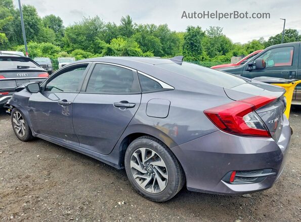 2HGFC2F72JH550638 2018 HONDA CIVIC Gray Задня права чверть