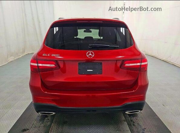 WDC0G4JB5JV079991 2018 MERCEDES-BENZ GLC-CLASS Красный 