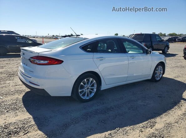3FA6P0SU7KR238619 2019 FORD FUSION Белый Передняя правая четверть